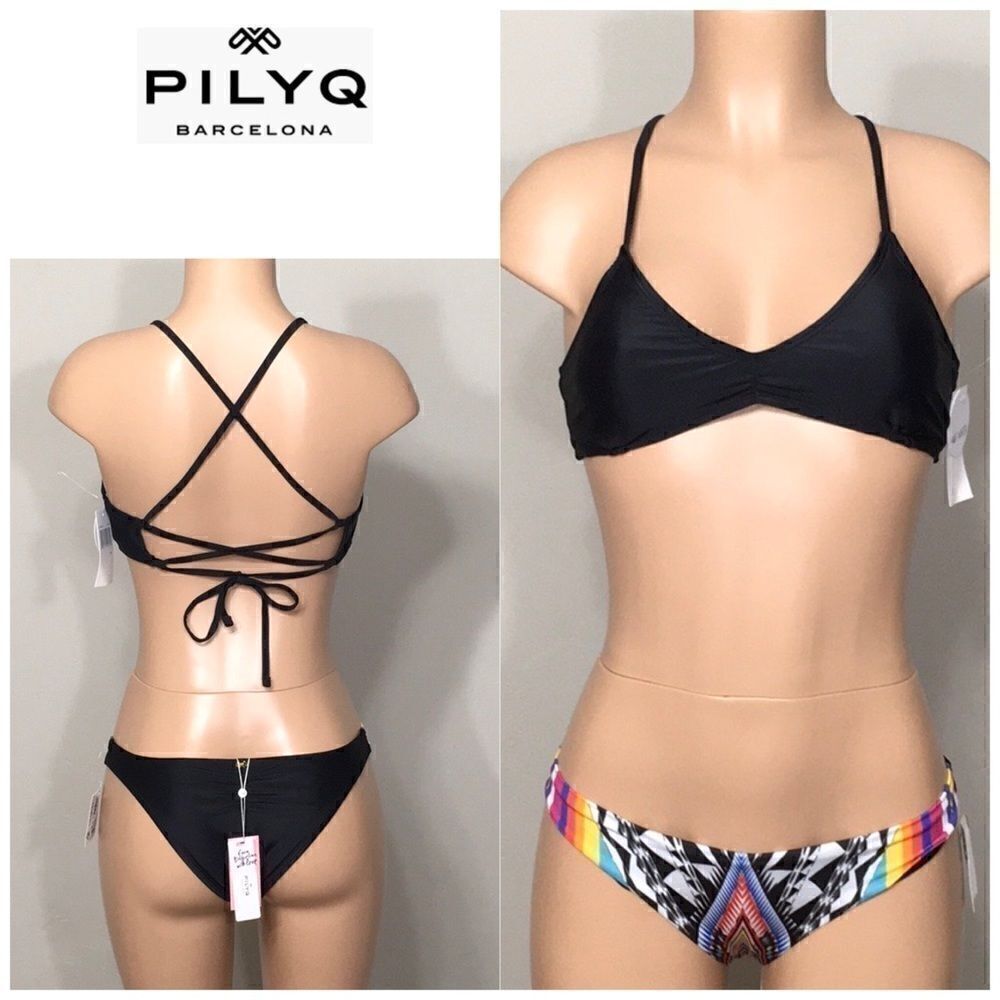 PILYQ mixed Inca teeny bikini. NWT